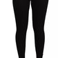 Dolce & Gabbana Black High Waist Stretch Pants Tights