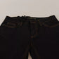 Dolce & Gabbana Blue Cotton Stretch Slim Fit Denim Jeans