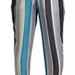 Dolce & Gabbana Multicolor Striped Silk Tapered Pants