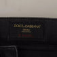 Dolce & Gabbana Gray Running Denim Stretch Logo Skinny Jeans