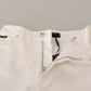 Dolce & Gabbana White MONICA Boot Cut Cotton Denim Jeans