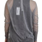 Dolce & Gabbana Gray See Through Turtleneck Pullover Sweater