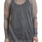 Dolce & Gabbana Gray See Through Turtleneck Pullover Sweater