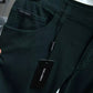 Dolce & Gabbana Green Cotton Stretch Skinny Men Denim Jeans