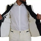 Dolce & Gabbana White Double Breasted 2 Piece SICILIA Suit