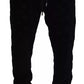 Dolce & Gabbana Black Cotton Skinny Jogger Sweatpants Pants