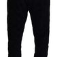 Dolce & Gabbana Black Cotton Skinny Jogger Sweatpants Pants