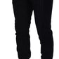 Dolce & Gabbana Black Cotton Blend Jogger Sweatpants Pants