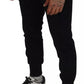 Dolce & Gabbana Black Cotton Blend Jogger Sweatpants Pants