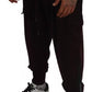 Dolce & Gabbana Bordeaux Cotton Cargo Jogger Sweatpants Pants