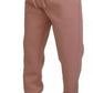 Dolce & Gabbana Pink Polyester Sweatpants Jogger Pants