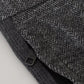 Dolce & Gabbana Gray Chevron Viscose Skinny Pants