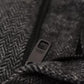 Dolce & Gabbana Gray Chevron Viscose Skinny Pants