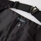 Dolce & Gabbana Black Silk Dotted Waist Tuxedo Belt Cummerbund