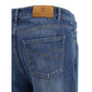 Brunello Cucinelli Blue Cotton Straight-Leg Jeans