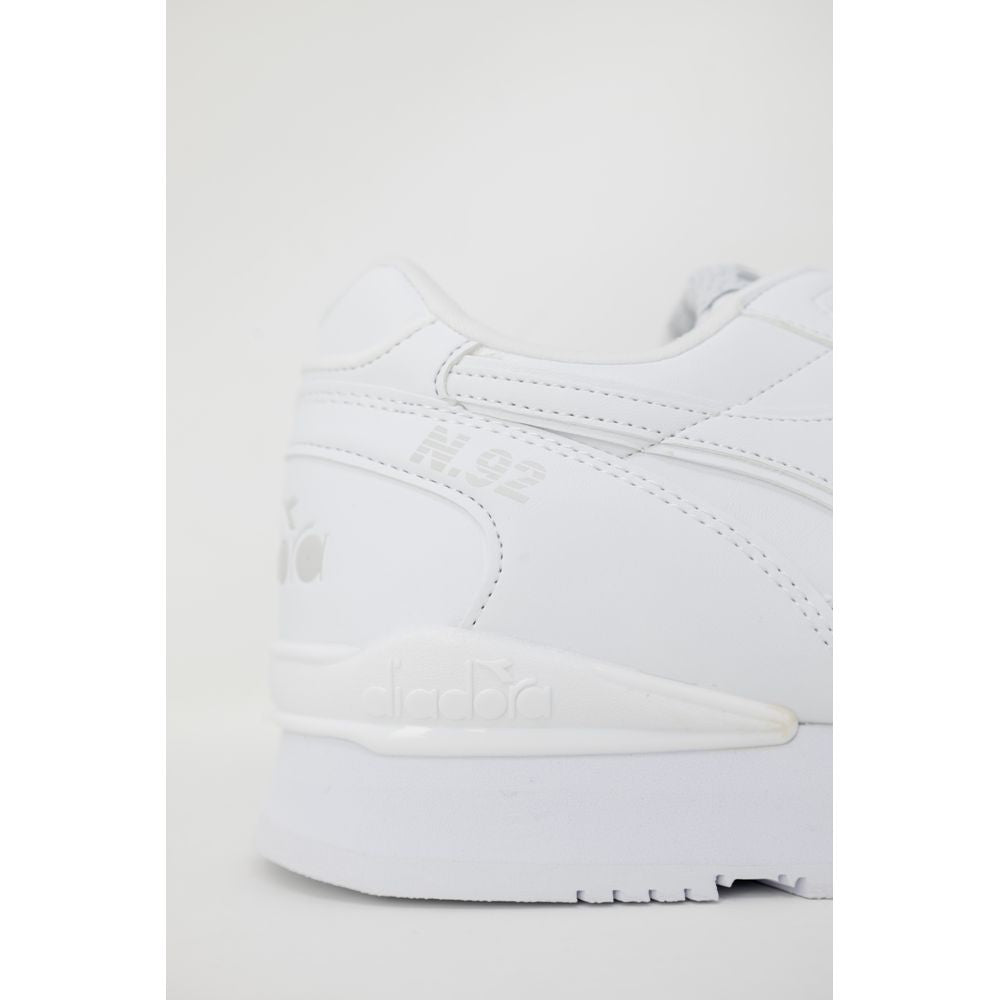 Diadora White Leather Leather Sneaker