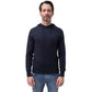 People Of Shibuya Blue Cotton Men Hoodie