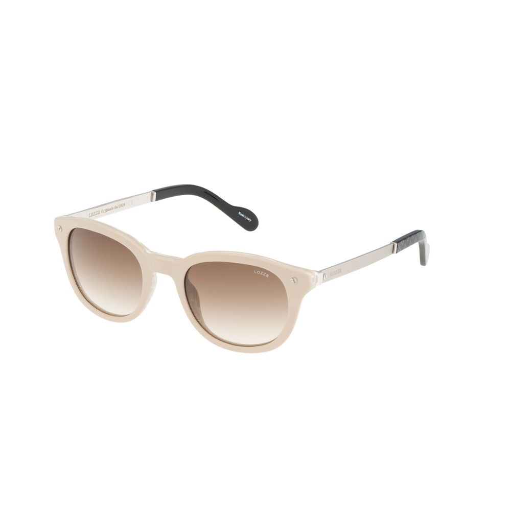 Lozza Beige Acetate Sunglasses