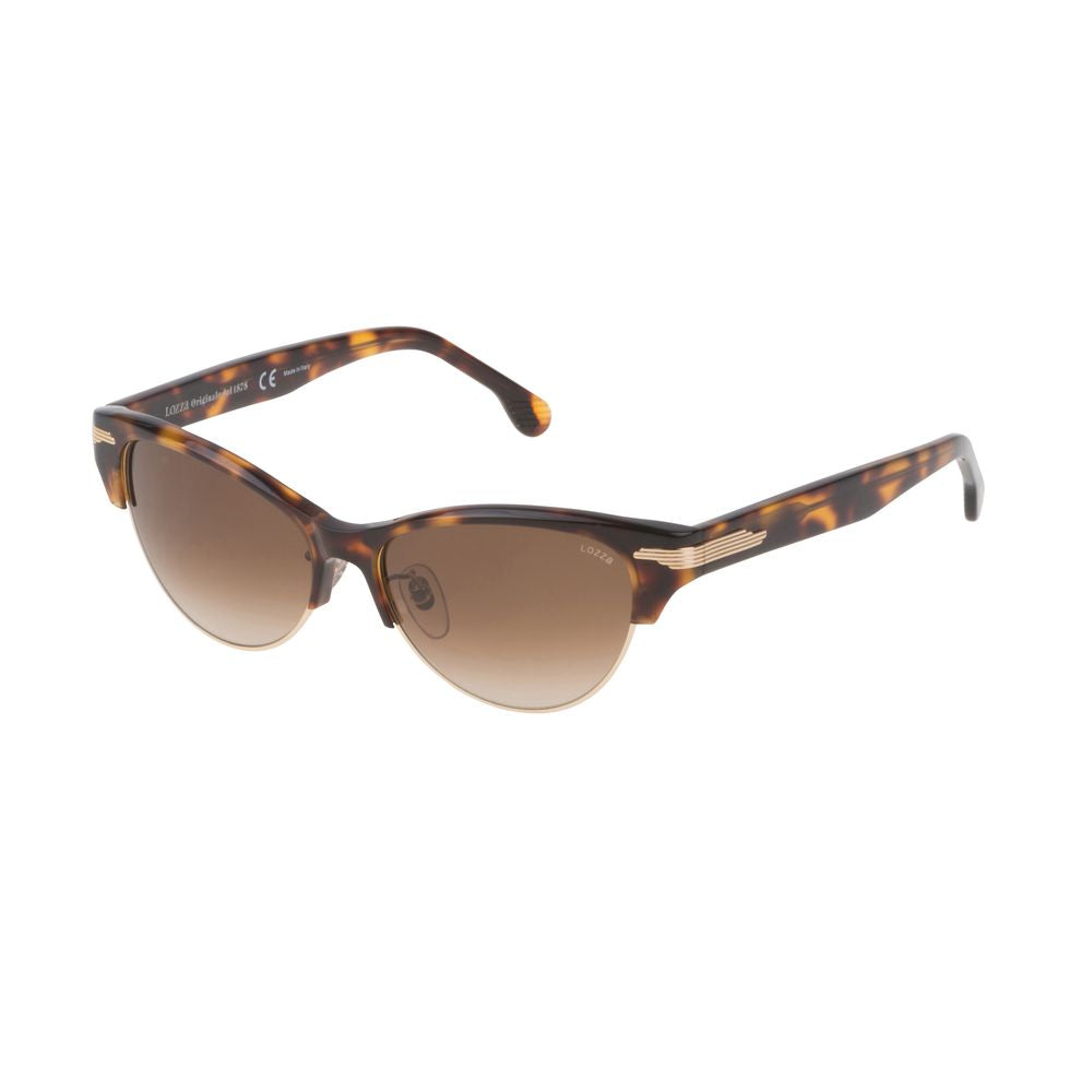 Lozza Brown Acetate Sunglasses