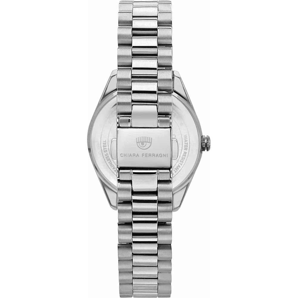 Chiara Ferragni Silver Stainless Steel Watch