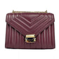 Michael Kors Whitney Medium Chain Shoulder Flap Crossbody Oxblood