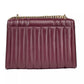 Michael Kors Whitney Medium Chain Shoulder Flap Crossbody Oxblood