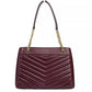 Michael Kors Whitney Medium Chain Shoulder Bag Purse Oxblood