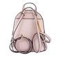 Michael Kors Jaycee Mini XS Leather Zip Pocket Backpack Powder Blush Pink