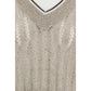 Brunello Cucinelli Openwork knit design Vest with sequins