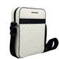 Michael Kors Cooper Medium Flight Crossbody Bag White