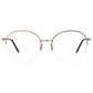 Love Moschino Gold Metal Glasses (Frames)
