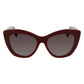 Salvatore Ferragamo Bordeaux Acetate Sunglasses