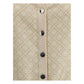 Tory Burch Silk and wool Cardigan with logos