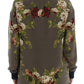 Dolce & Gabbana Enchanted Sicily Silk Crewneck Blouse