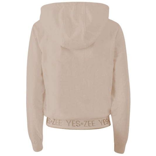 Yes Zee Beige Cotton Sweater