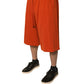 Dolce & Gabbana Orange Cotton Blend Men Bermuda Shorts