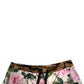 Dolce & Gabbana Multicolor Floral Cotton Men Bermuda Shorts