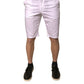Dolce & Gabbana White Chinos Cotton Stretch Casual Shorts