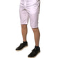 Dolce & Gabbana White Chinos Cotton Stretch Casual Shorts