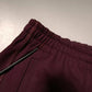 Dolce & Gabbana Maroon Cotton Mid Waist Bermuda Shorts