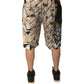 Dolce & Gabbana Multicolor Patchwork Linen Bermuda Shorts