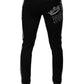 Dolce & Gabbana Black Crown Cotton Stretch Skinny Denim Jeans