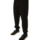 Dolce & Gabbana Black Cotton Jogger Men Sweatpants Pants