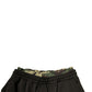 Dolce & Gabbana Black Camouflage Cotton Jogger Cargo Pants