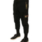 Dolce & Gabbana Black Cotton Jogger Cargo Sweatpants Pants