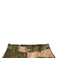 Dolce & Gabbana Multicolor Patchwork Flight Cargo Pants