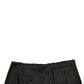 Dolce & Gabbana Black Crown Nylon Jogger Sweatpants Pants