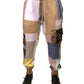 Dolce & Gabbana Multicolor Patchwork Jogger Sweatpants Pants
