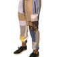 Dolce & Gabbana Multicolor Patchwork Jogger Sweatpants Pants
