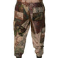 Dolce & Gabbana Multicolor Patchwork Men Jogger Pants